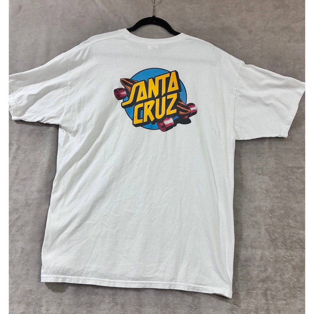 Santa Cruz Skateboards Shirt Mens Large Graphic‎ Tee Retro Skater Surf 90s Retro